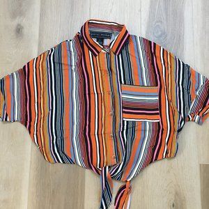 2/$30☀️ Dolman Sleeve Tie-Front Blouse